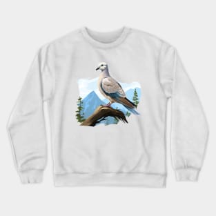 Collared Dove Crewneck Sweatshirt